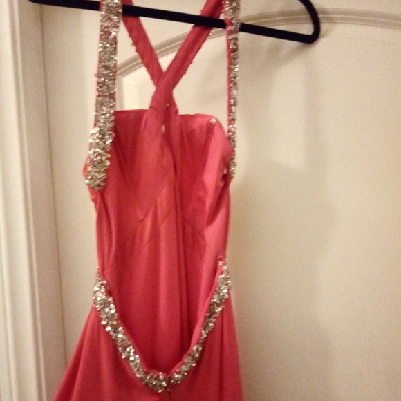 Hot pink sparkly prom dress - Picture 3 of 4